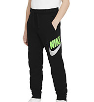 Nike  Sportswear Club Fleece Big Kids’ - pantaloni lunghi - ragazzo, Black/Green/Grey