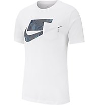 Nike Sportswear NSW 3 Tee - T-Shirt - Herren, White/Blue