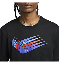 Nike Sportswear Swoosh - T-shirt Fitness - uomo, Black