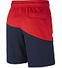 Nike Sportswear Swoosh French Terry Shorts - pantaloni corti fitness - uomo, Blue/Red