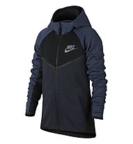 Nike Sportswear Tech Fleece Windrunner Hoodie - Kapuzenjacke - Kinder, Obsidian