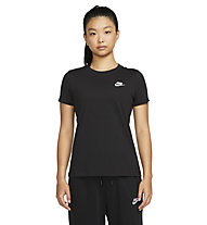 Nike Sportswear W Club - T-shirt - donna, Black