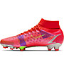 Nike Superfly 8 Pro FG - scarpa da calcio terreni compatti, Red/Multicolor