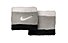 Nike Swoosh - polsini tergisudore, Grey/Black