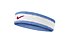 Nike Swoosh - fascia tergisudore, White/Light Blue