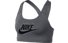 Nike Swoosh Futura Sports Bra (Cup B) - Sport BH - Damen, Dark Grey