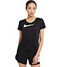 Nike Swoosh Run - t-shirt running - donna, Black