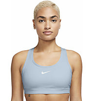 Nike Swoosh W - Sport-BH mittlerer Halt - Damen , Light Blue