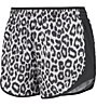 Nike Tempo Lux Printed Running Shorts - Kurze Laufhose - Damen, White/Black