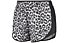 Nike Tempo Lux Printed Running Shorts - pantaloni corti running - donna, White/Black