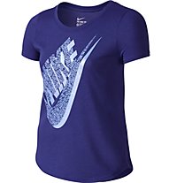 Nike Tri Blend Palm Futura Shirt YTH T-Shirt Bambina, Deep Night