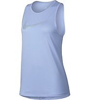 Nike W Dry Tank - canotta fitness - donna, Light Blue