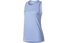 Nike W Dry Tank - canotta fitness - donna, Light Blue
