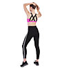 Nike Logo Medium Support Bra - Sport BH - Damen, Pink/Black