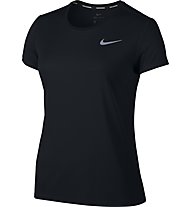 Nike Breathe Rapid - T-shirt running - donna, Black