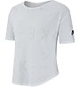 Nike Air Short-Sleeve Running Top - Laufshirt - Damen, White