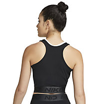 Nike W Np Df Crp Gx - top - donna, Black