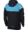 Nike Windrunner - giacca a vento running - uomo, Black/Light Blue