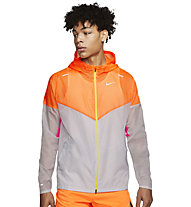 Nike Windrunner Running - Runningjacke - Herren, Grey/Orange