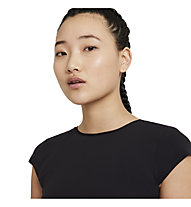 Nike  Yoga Luxe Short Sleeve - T-Shirt Fitness - Damen, Black