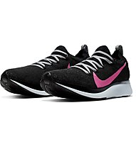 Nike Zoom Fly Flyknit - Laufschuhe Wettkampf - Damen, Black/Pink