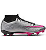 Nike Zoom Mercurial Superfly 9 Academy MG - Fußballschuh Multiground - Herren, Grey/Pink
