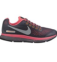 Nike Zoom Pegasus 34 Shield (GS) - scarpe running neutre - ragazza, Grey/Pink