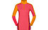 Norrona Equaliser Merino - felpa con zip - donna, Orange/Pink