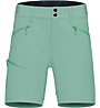 Norrona Falketind Flex - pantaloni corti trekking - donna, Light Green