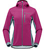 Norrona Falketind warm2 Octa Hood - felpa in pile -donna, Pink/Grey