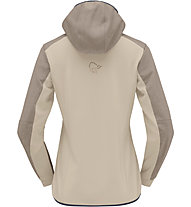 Norrona Falketind warm2 Octa Hood - felpa in pile -donna, Brown