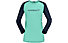 Norrona Fjørå Equaliser Lightweight - maglia a maniche lunghe - donna, Green/Blue