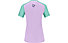 Norrona fjørå wool - T-Shirt - Damen, Blue/Pink/Green