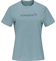 Norrona Norrøna tech - t-shirt - donna, Light Blue