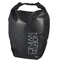 Northwind Single bag with fixing strip Dive - borsa portapacchi singola, Black