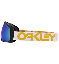 Oakley Flight Tracker M - maschera da sci, Yellow/Blue