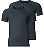 Odlo Active Cubic Light - T-shirt 2 pack - uomo, Black