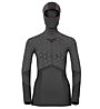 Odlo Blackcomb Evolution Warm Shirt with Facemask - maglia intima manica lunga - donna, Black