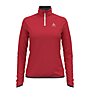 Odlo Carve Ceramiwarm Midlayer 1/2 Zip - felpa in pile 1/2 zip - donna, Scarlet