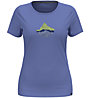 Odlo F-Dry Mountain T-Shirt Crew Neck S/S - T-Shirt - Damen, Blue