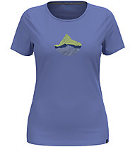 Odlo F-Dry Mountain Crew Neck S/S - T-shirt - donna, Blue