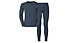 Odlo Set Shirt l/s Pants WARM - Sportunterwäsche-Komplet, Dark Grey