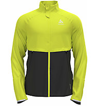 Odlo Zeroweight Pro Warm - giacca running - uomo, Yellow/Black