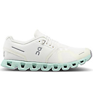 On Cloud 5 - Sneakers - Damen, White/Light Blue