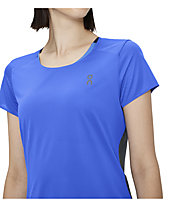 On Performance-T W - maglia running - donna, Blue/Black