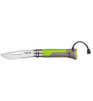 Opinel N°8 Outdoor - coltello tascabile, Grey/Green