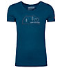 Ortovox 140 Cool Vintage Badge W - T-Shirt - Damen, Dark Blue