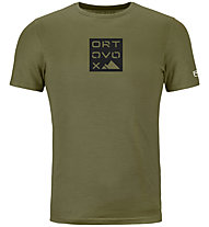 Ortovox 185 Merino Square TS M - T-Shirt - Herren, Green