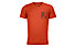 Ortovox 185 Merino Way to Powder TS - maglietta tecnica - uomo, Dark Orange