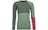 Ortovox 230 Competition - maglietta tecnica - donna, Green/Red